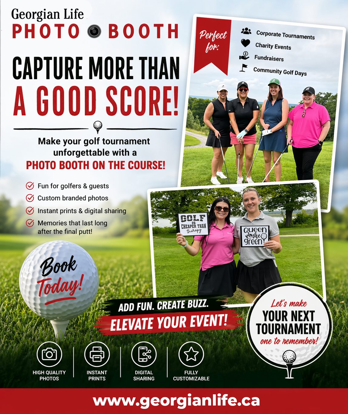 photo booth GOLF PHOTOGRAPHY Golf Tournament Photography